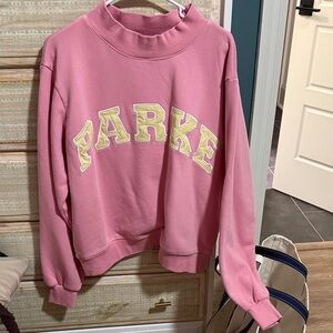 Parke Pink and Yellow Women's Sweatshirt